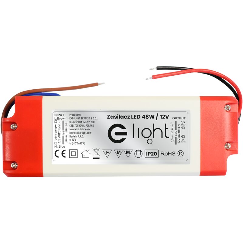 foto del prodotto alimentatore led 48w ip20