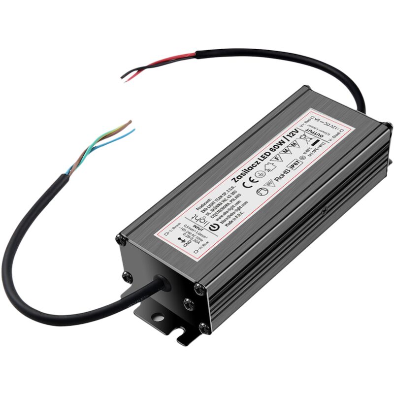 foto del prodotto alimentatore led 60w ip67
