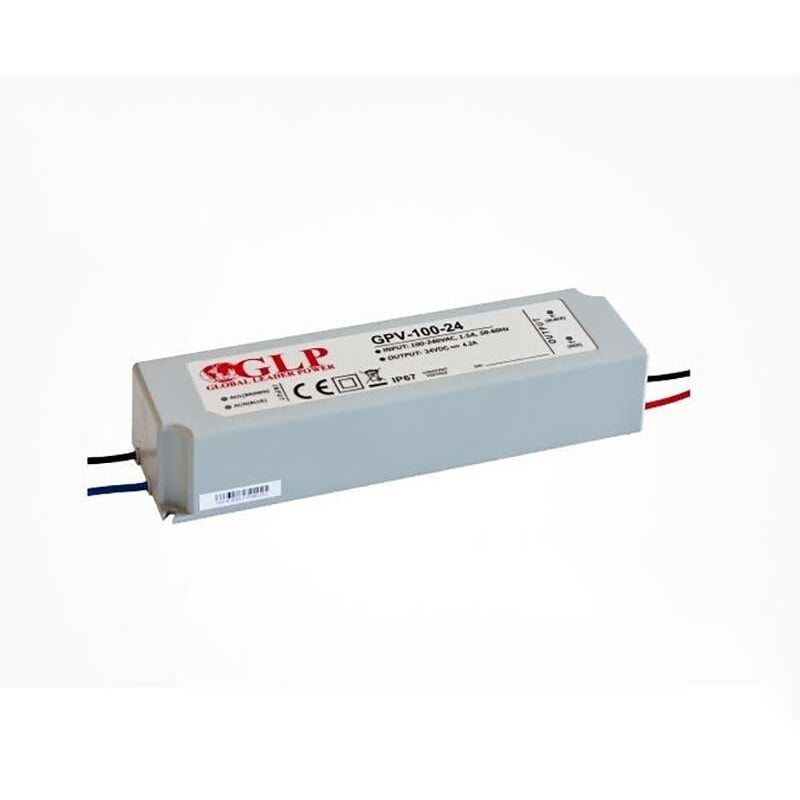 foto del prodotto alimentatore led dc24v 100w 4a impermeabile ip67 glp