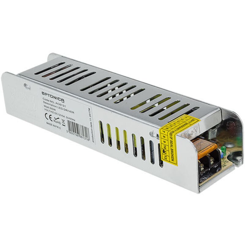 foto del prodotto alimentatore led dc24v 60w 2,5a non impermeabile ip20