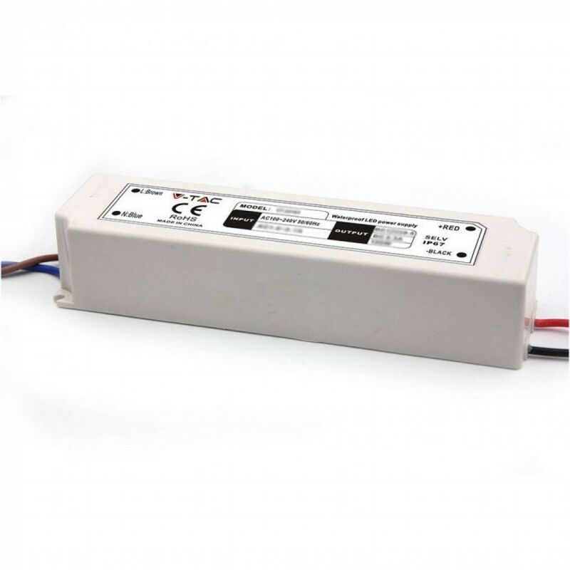 foto del prodotto alimentatore led plastic slim power supply 150w 12v ip67