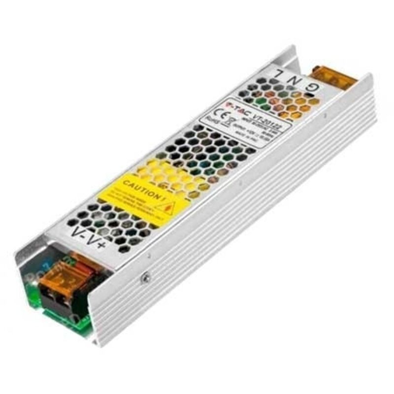 foto del prodotto alimentatore led slim power supply 150w 12v 12.5a metal