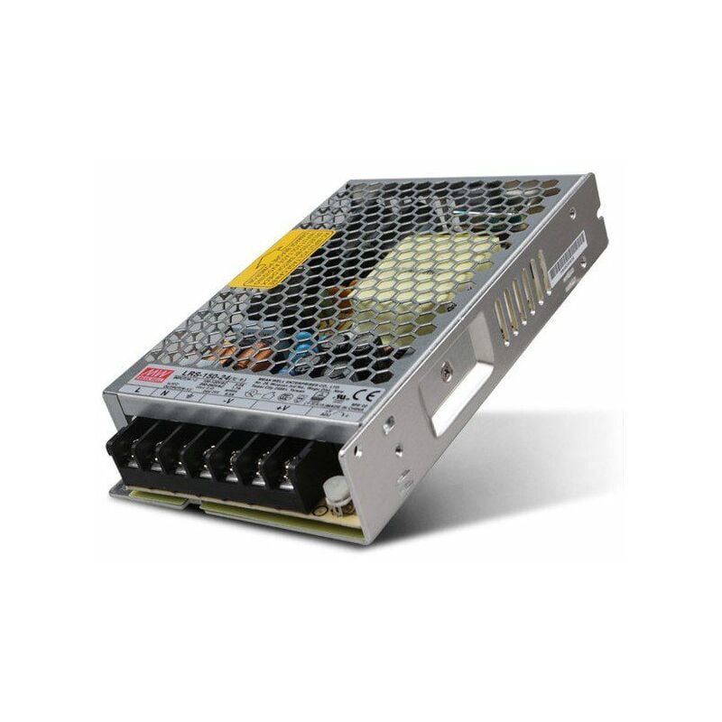 foto del prodotto alimentatore meanwell 150w per strip led 24v trasformatore lrs 150 24
