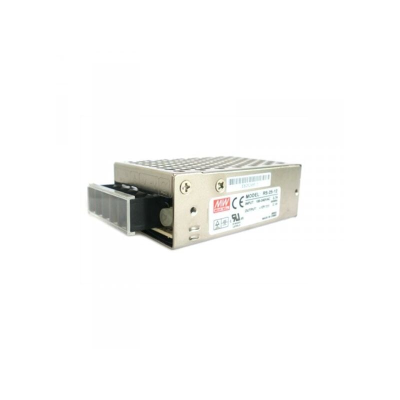 foto del prodotto alimentatore mw mean well cv 25w 2,1a rs 25 12 trasformatore da ac 220v a dc 12v per bobina led