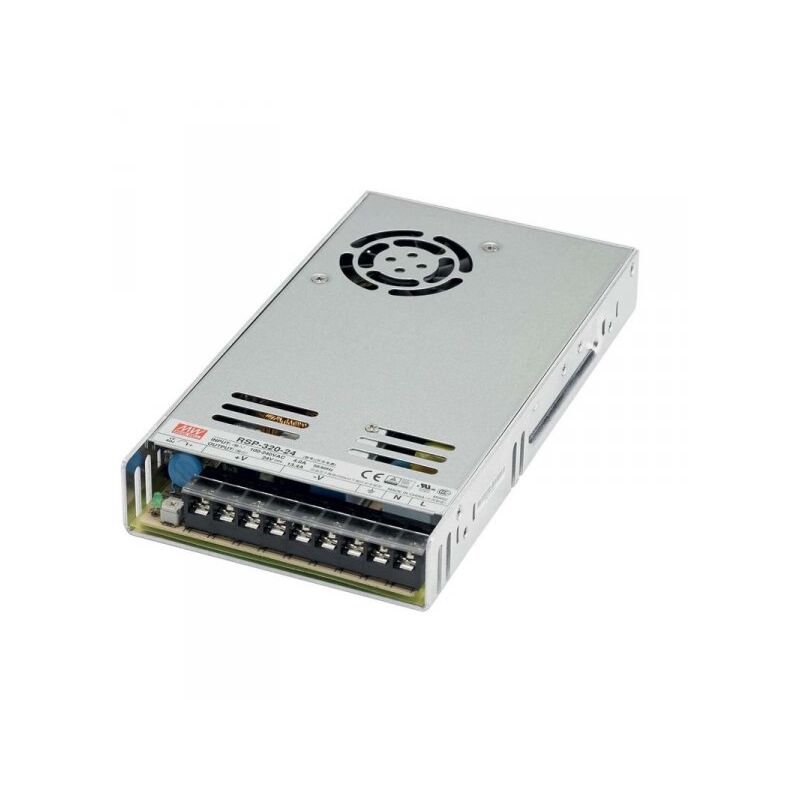 foto del prodotto alimentatore mw mean well cv trasformatore rsp 320 24 320w 24v 13,4a da 220v a dc 24v
