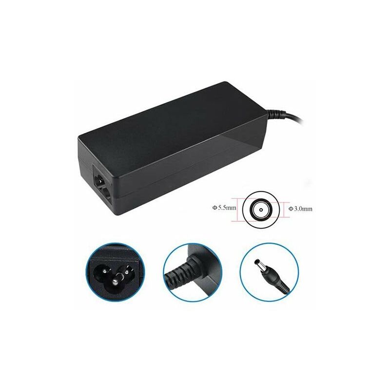 foto del prodotto alimentatore notebook 90w 19v 4,74a comp samsung int 3mm ext 5,5mm