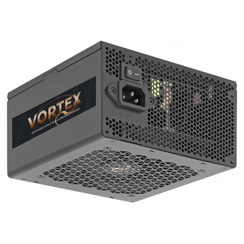 foto del prodotto alimentatore noua vortex 650w atx 80 bronze pfc active fan 120m