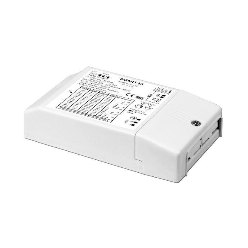 foto del prodotto alimentatore per led tci smart 50 ip20 in corrente continua con dip switch 122220