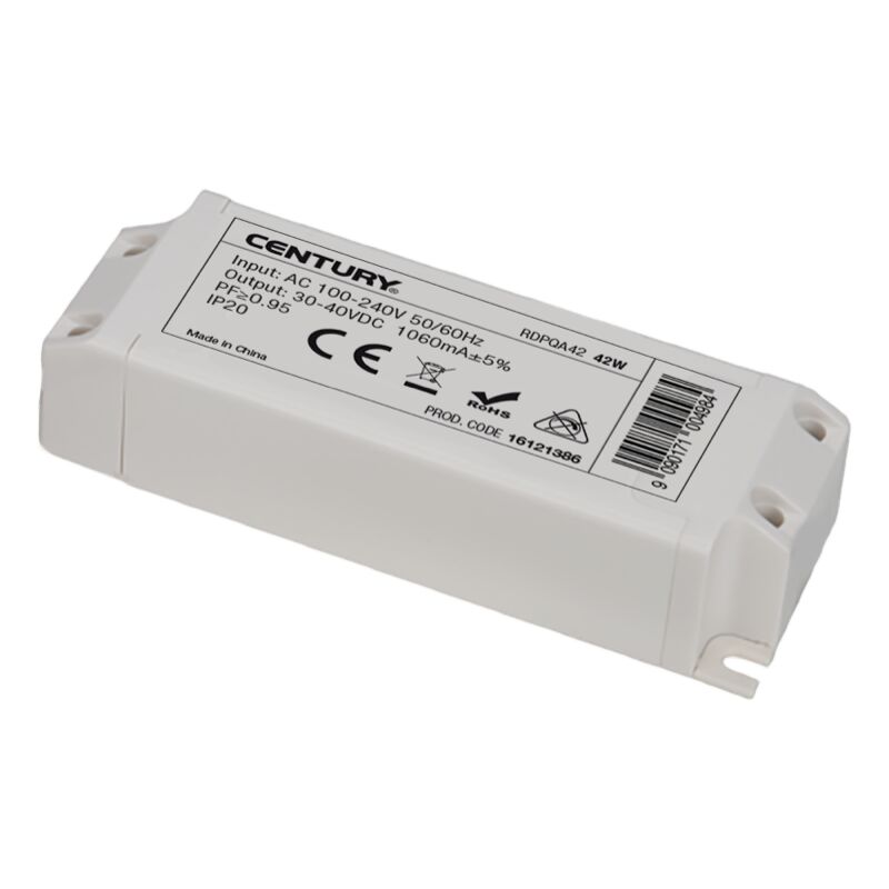 foto del prodotto alimentatore per pannelli p quadro 230v 42w ip20 century rdpqa42