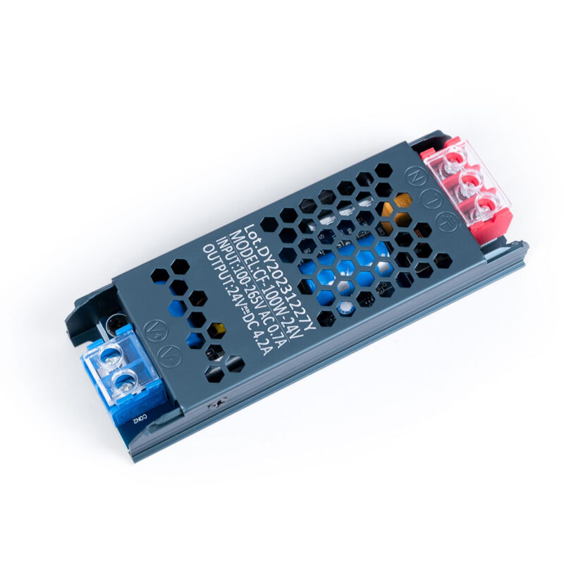 foto del prodotto alimentatore slim 100w 24v 4,2a ip20