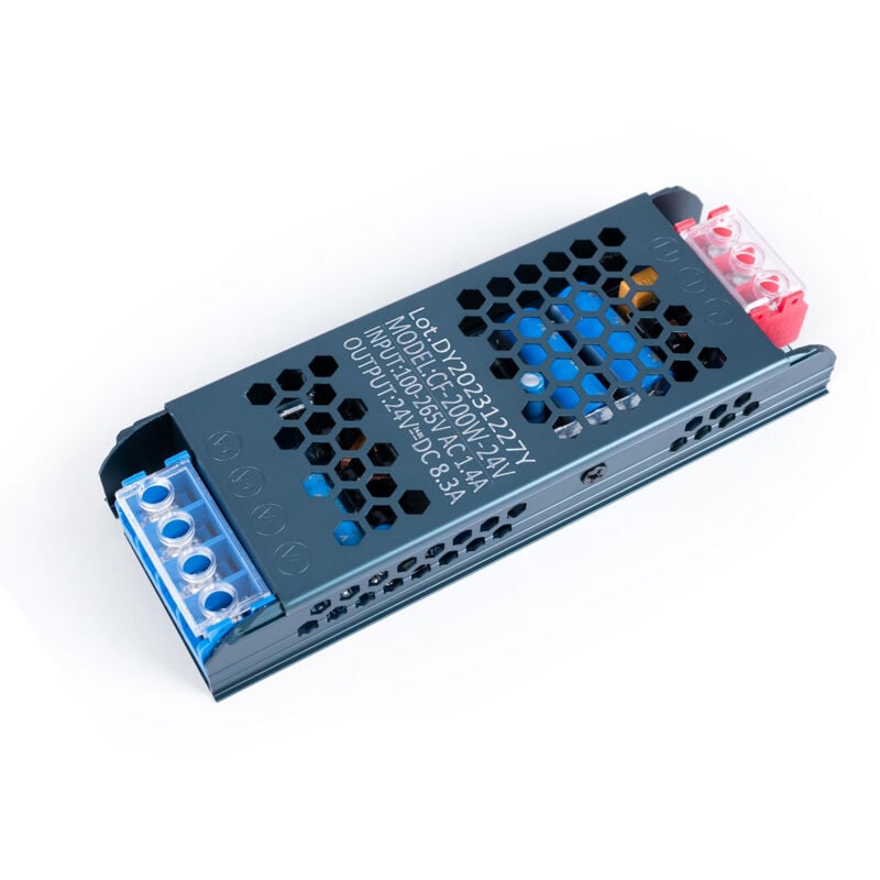 foto del prodotto alimentatore slim 200w 24v 8,3a ip20