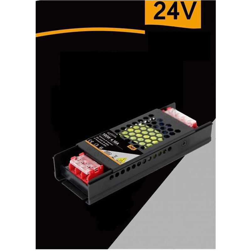 foto del prodotto alimentatore slim stabilizzato 24v 100w switch trasformatore 4.16mha fhyla100w24v - - trade shop traesio