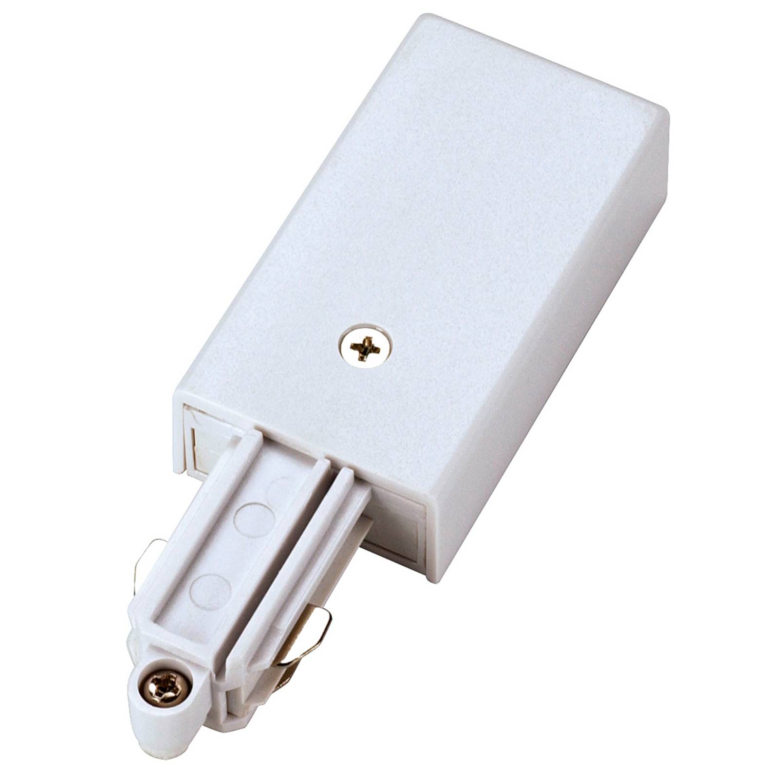 foto del prodotto alimentatore slv per sistema binario monofase terra sinistra bianco