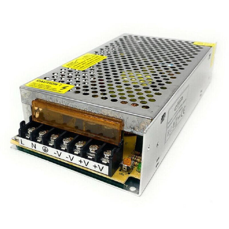 foto del prodotto alimentatore stabilizzato 24v 5 ampere trasformatore switch 120 watt s-5aa-24v - - trade shop traesio
