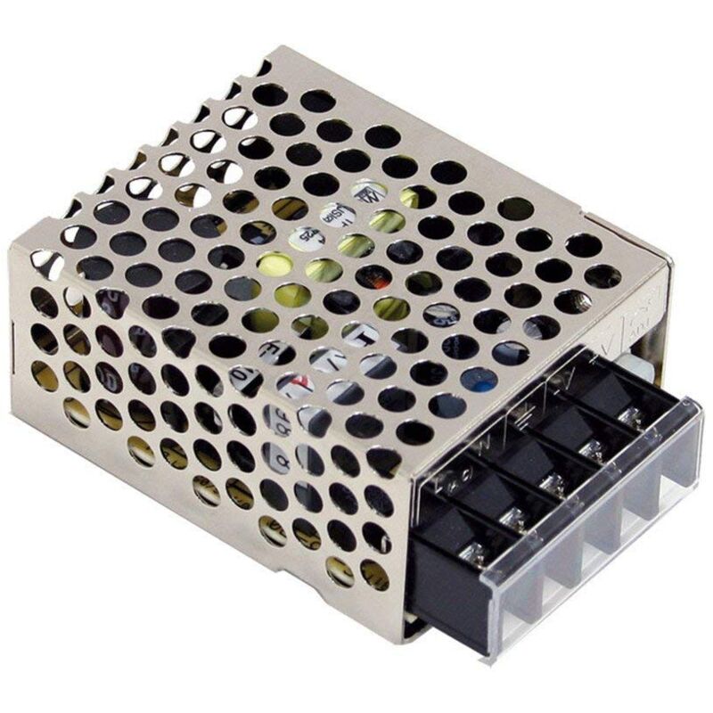 foto del prodotto alimentatore switching 15w 12vdc 1.3a singola uscita lrs 15 12 meanwell