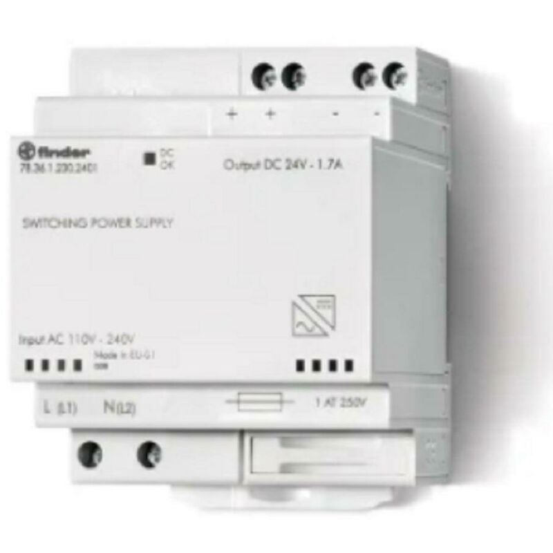 foto del prodotto alimentatore switching 36w 24vdc 1,5a 783612302401 - finder