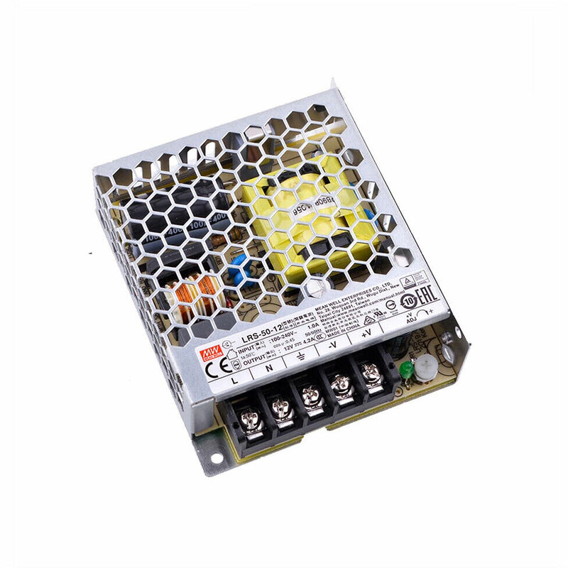 foto del prodotto alimentatore switching 50.4w 12vdc 4.2a singola uscita lrs 50 12 meanwell