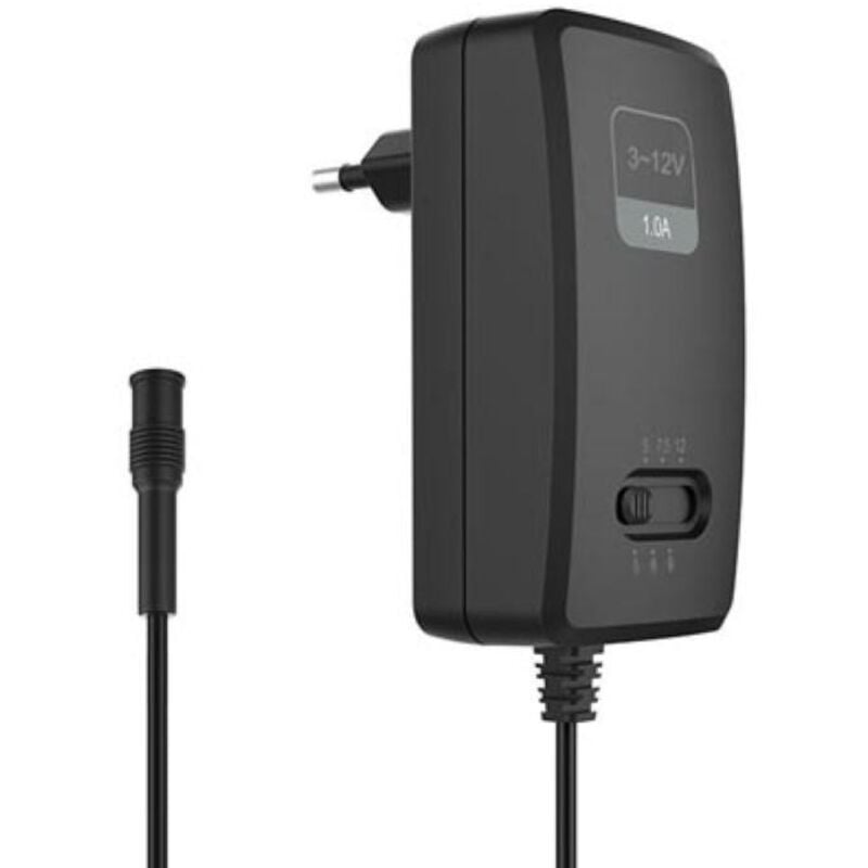 foto del prodotto alimentatore switching compatto con uscita selezionabile 100 240 v 3 12 v cc 2,5 a 6 punte
