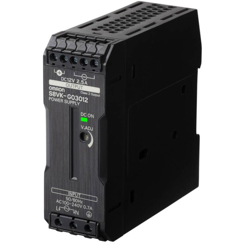 foto del prodotto alimentatore switching omron 12dc 2,5a 30w pro s8vkg03012