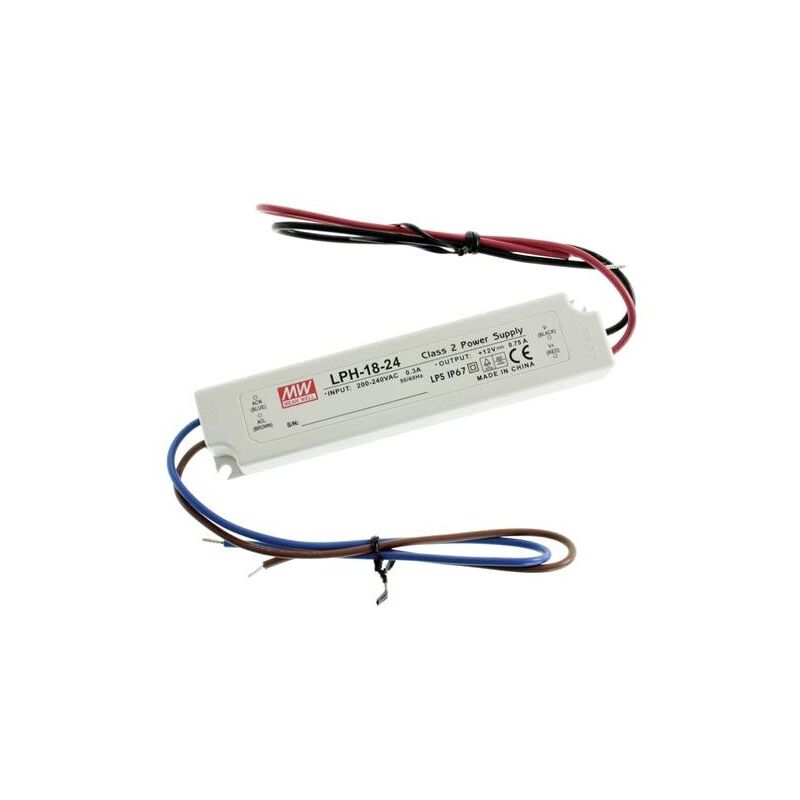 foto del prodotto alimentatore switching uscita singola 18 w 24 v