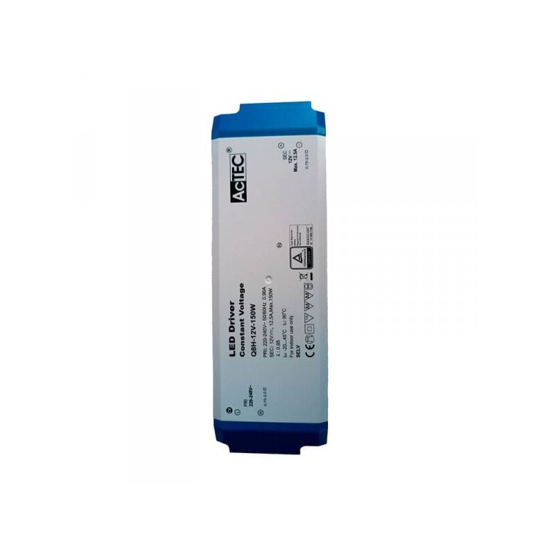 foto del prodotto alimentatore trasformatore cv 150w 12v 12,6a tensione costante 210x67x34mm