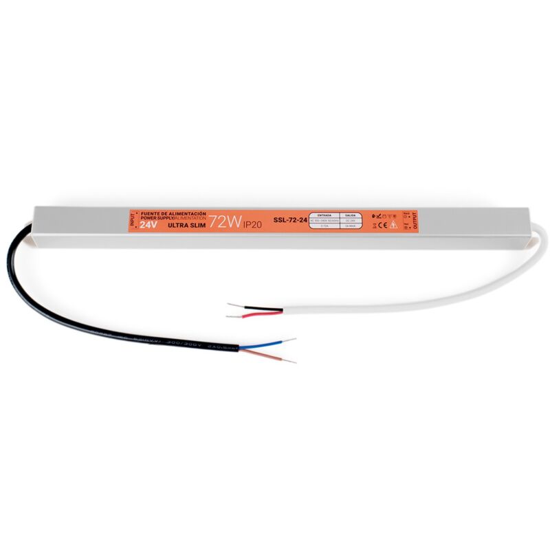 foto del prodotto alimentatore ultra slim 24v 72w ip20