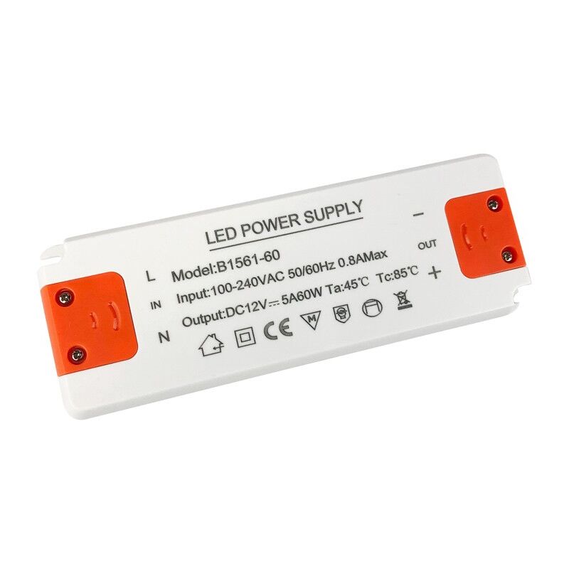 foto del prodotto alimentatore ultra sottile 12v 60w ip20