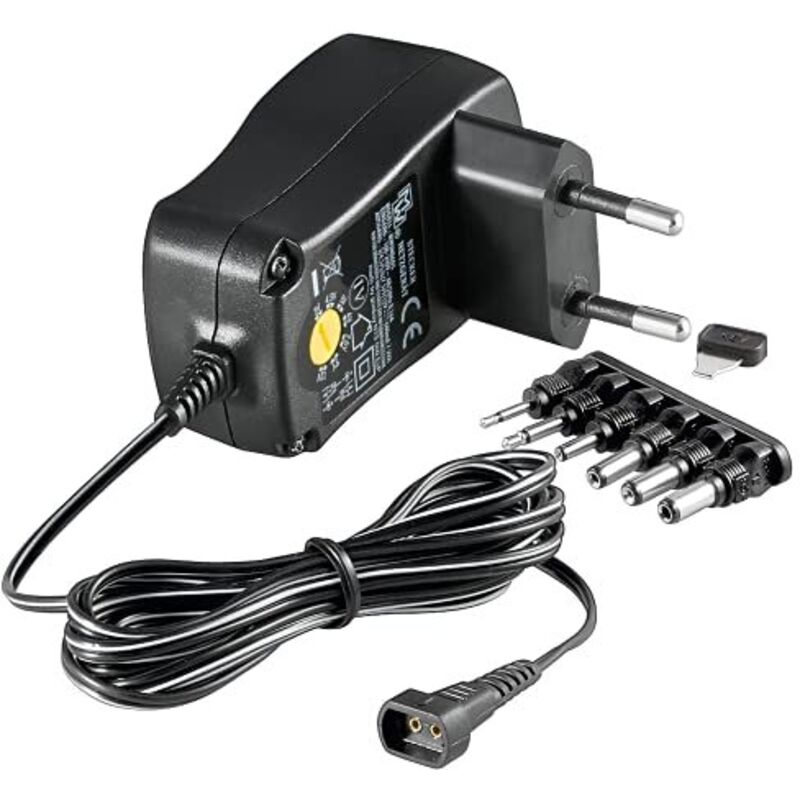 foto del prodotto alimentatore universale 3-12 volt regolabile stabilizzato 1000ma 1a