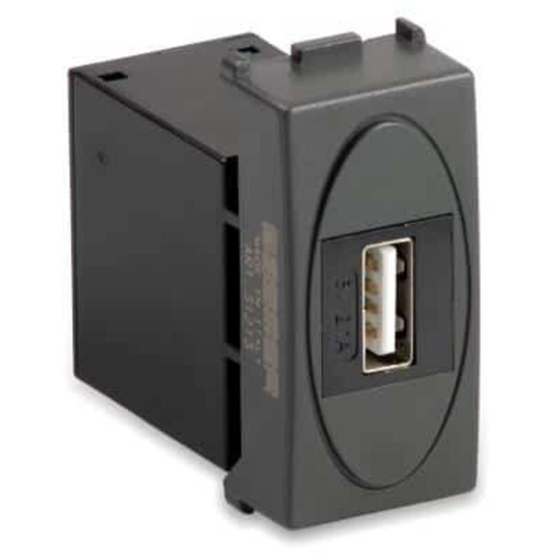 foto del prodotto alimentatore usb 5v 2.1a grigio modo master cod. 31214 