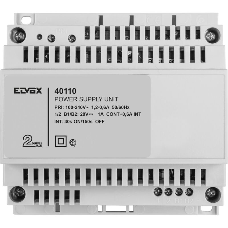 foto del prodotto alimentatore videocitofono elvox 6922.1 2 fili plus nuovo articolo 40110