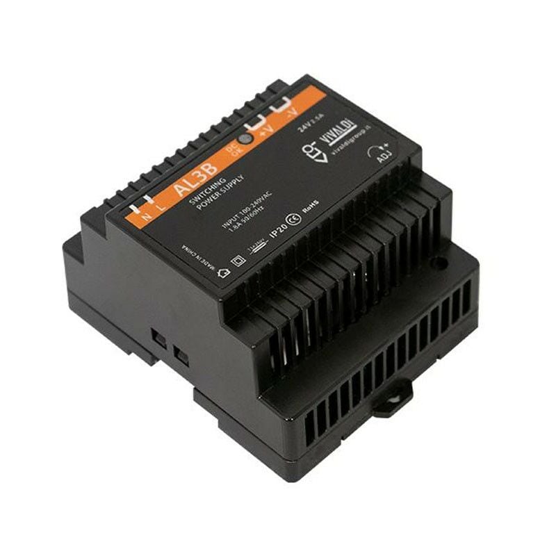 foto del prodotto alimentatore vivaldi da barra din 4,5 moduli al3b