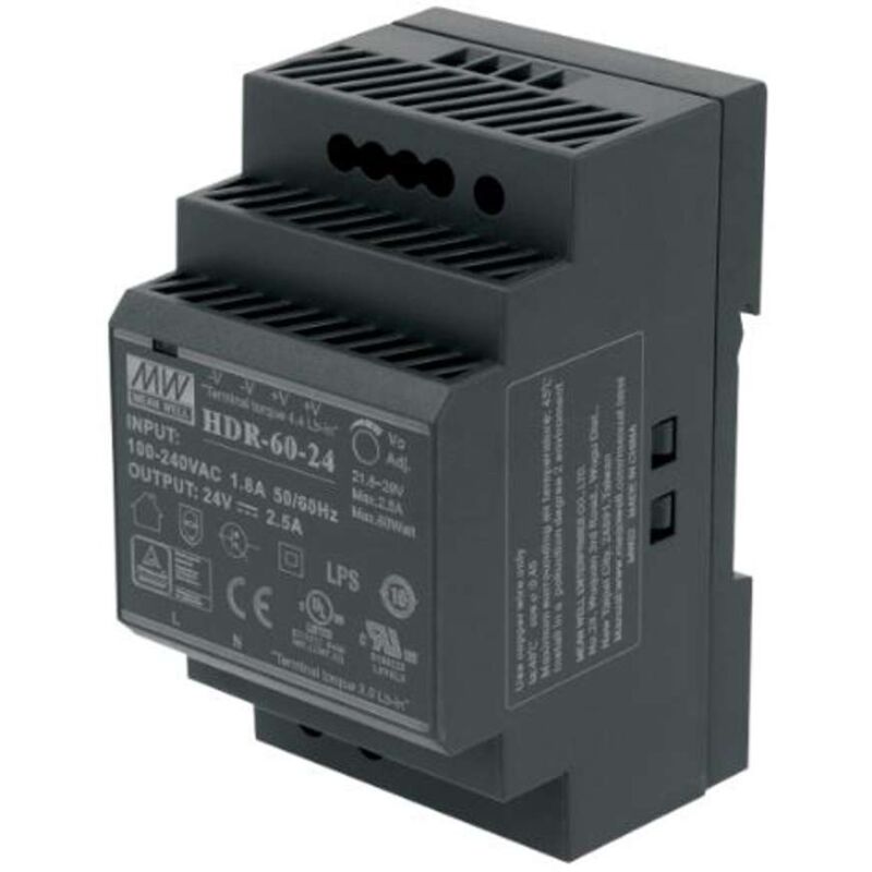 foto del prodotto alimentatori alimentatore 24 v per fissaggio a barra din slz 04z sanela