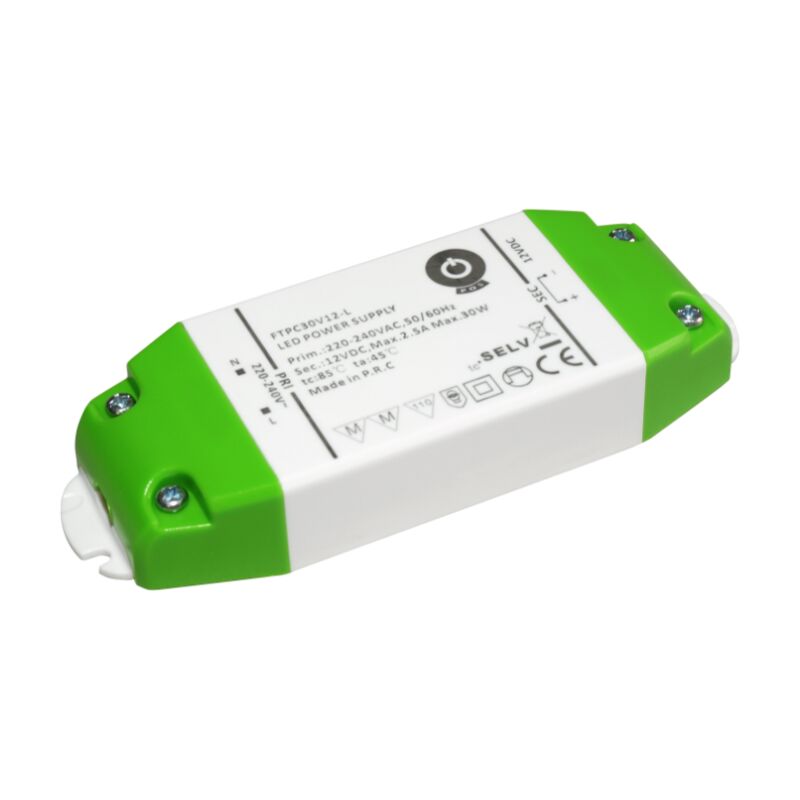 foto del prodotto alimentazione a led 24vdc 30w 1.25a ip20
