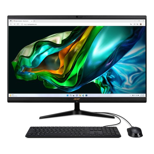 foto del prodotto all in one acer dq bm3et 002 aspire c27 c27 1800 nero nero