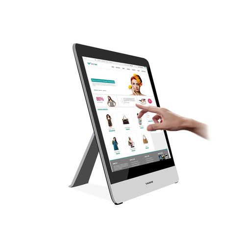 foto del prodotto all in one yashi florence touch ay21513 21,5 i3 10100 8gb 256gb ssd tastiera e mouse com port webcam w10 pro
