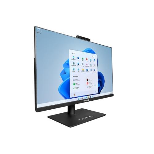 foto del prodotto all in one yashi victory ay24803 24 i5 12450h 16gb ram 512gb ssd nvme w11p black regolabili in altezza