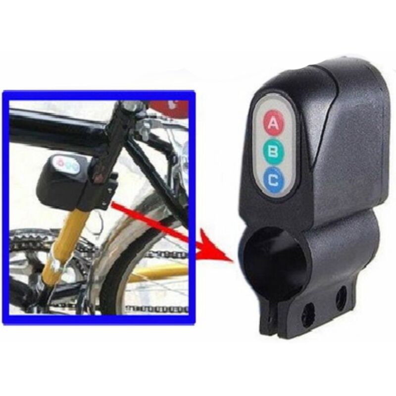 foto del prodotto allarme bicicletta antifurto sonoro con sensore di movimento