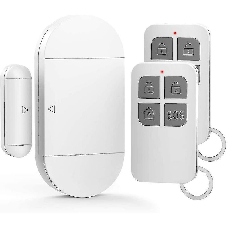 foto del prodotto allarme per porte e finestre, allarme con sirena 130db, 2 telecomandi, facile da