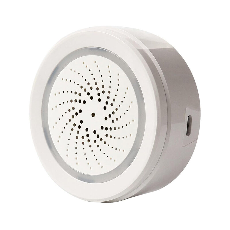 foto del prodotto allarme sirena wi fi intelligente allarme wireless per la sicurezza domestica, antifurto con allarme sonoro e luminoso, 100 sirenedb, controllo