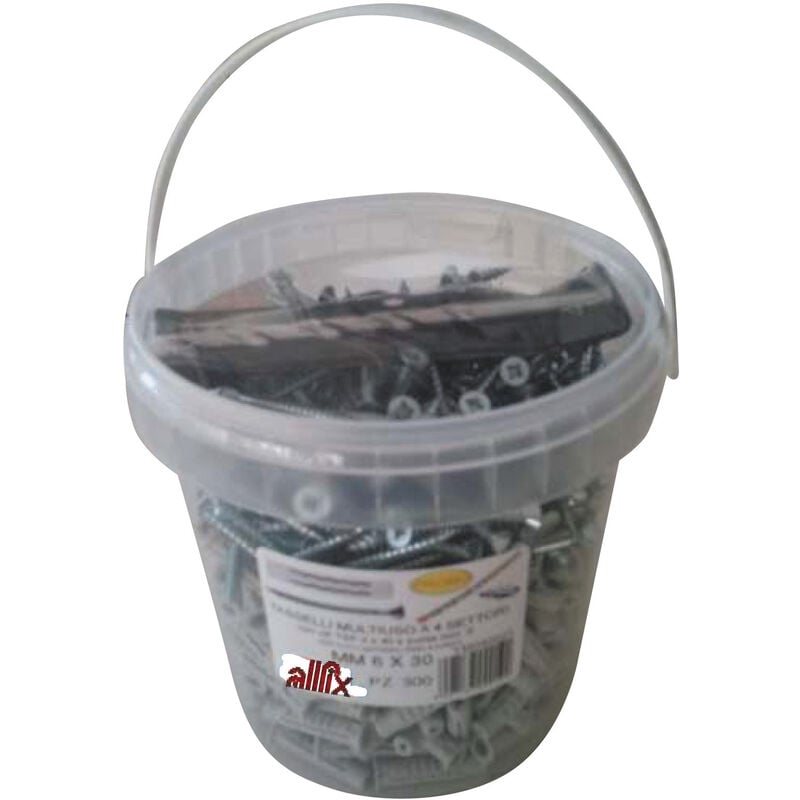 foto del prodotto allfix 150 tasselli con viti f4 8x40 mm punta