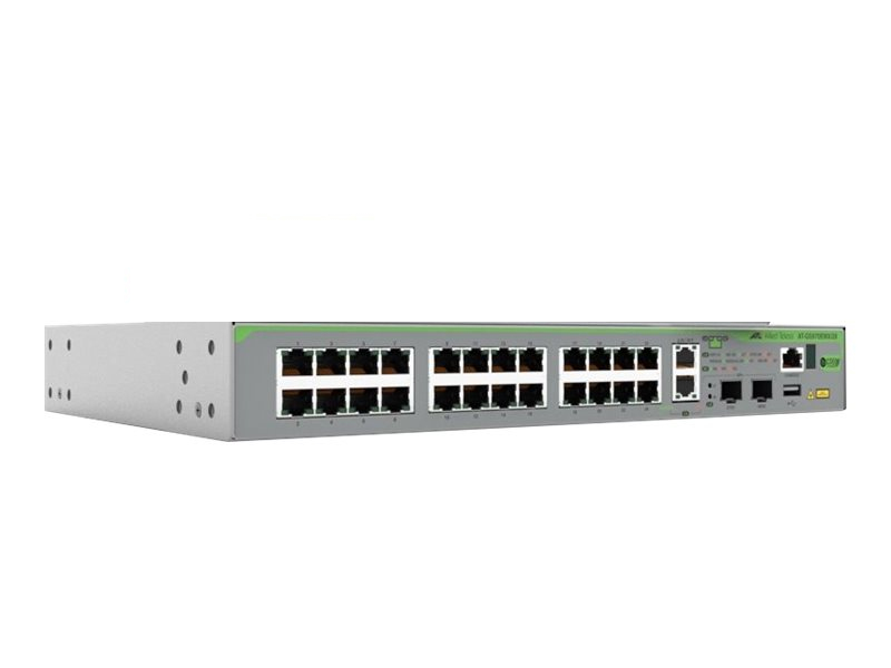 foto del prodotto allied telesis at gs970emx 28 50 switch di rete gestito l3 gigabit ethernet 10 100 1000 grigio