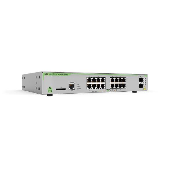foto del prodotto allied telesis at gs970m 18 50 gestito l3 gigabit ethernet 10 100 1000 1u grigio