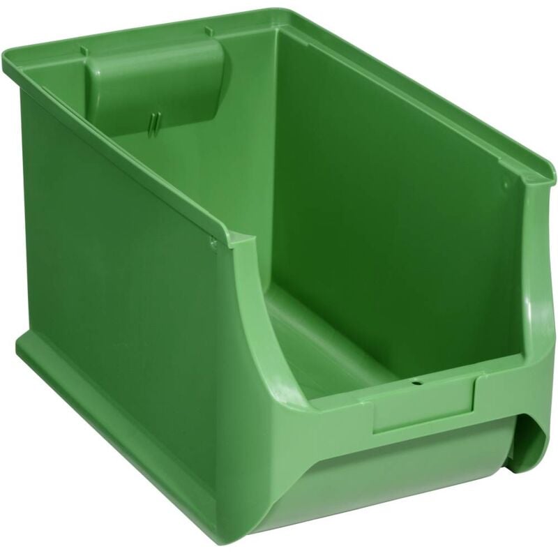 foto del prodotto allit 456283 cassetta impilabile da magazzino profiplus 4h l x a x p 205 x 200 x 355 mm verde 1 pz.