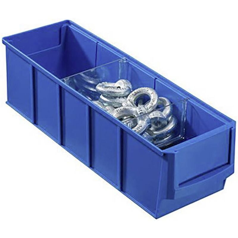 foto del prodotto allit 456520 cassetta impilabile da magazzino l x l x a 300 x 91 x 81 mm blu 1 pz.