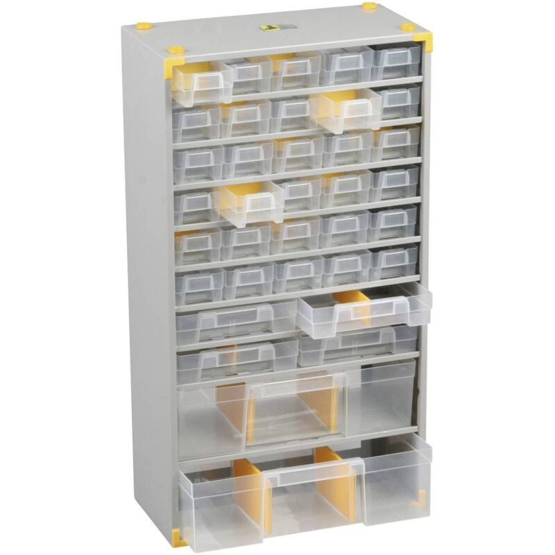 foto del prodotto allit cassettiera porta minuteria l x l x a 300 x 140 x 565 mm scomparti 36 contenuto 1 pz.