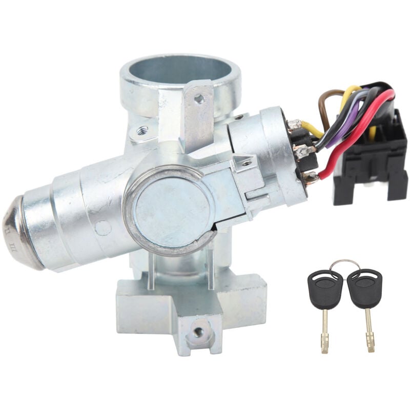 foto del prodotto alloggiamento del bloccasterzo 1053774 interruttore con 2 chiavi per ford transit mk3 mk4 mk5 jeffergarden