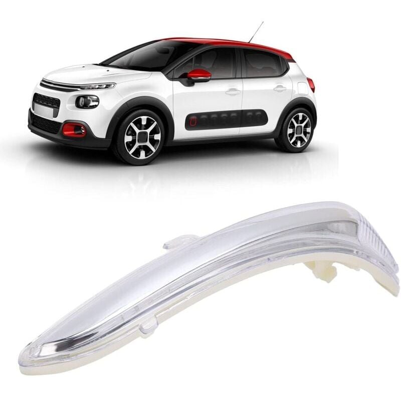foto del prodotto alloggiamento indicatore di direzione specchietto retrovisore sinistro di ricambio per citroen c3 c4 peugeot 208 2008 oe 1607512680
