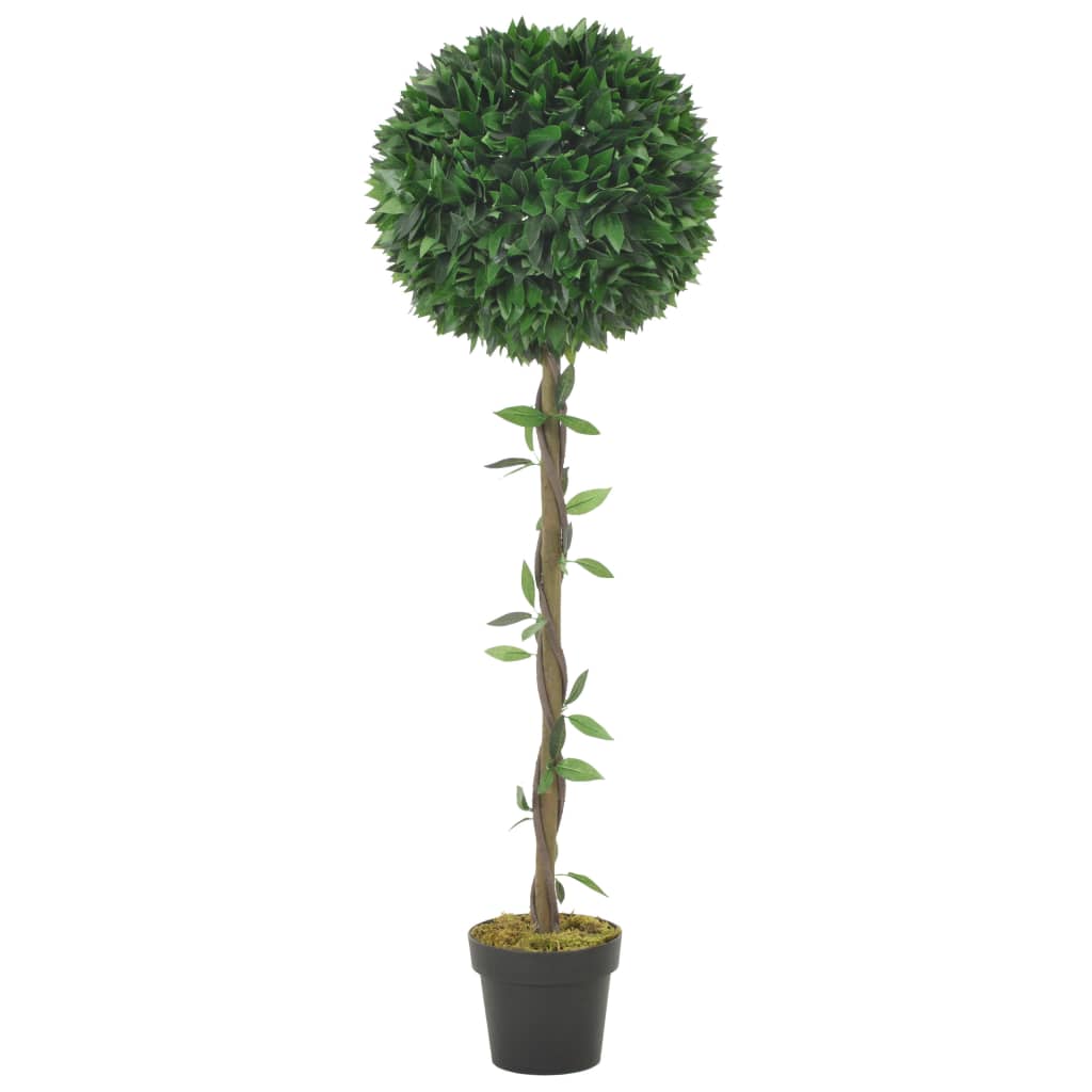 foto del prodotto alloro artificiale con vaso verde 130 cmcod mxl 105398