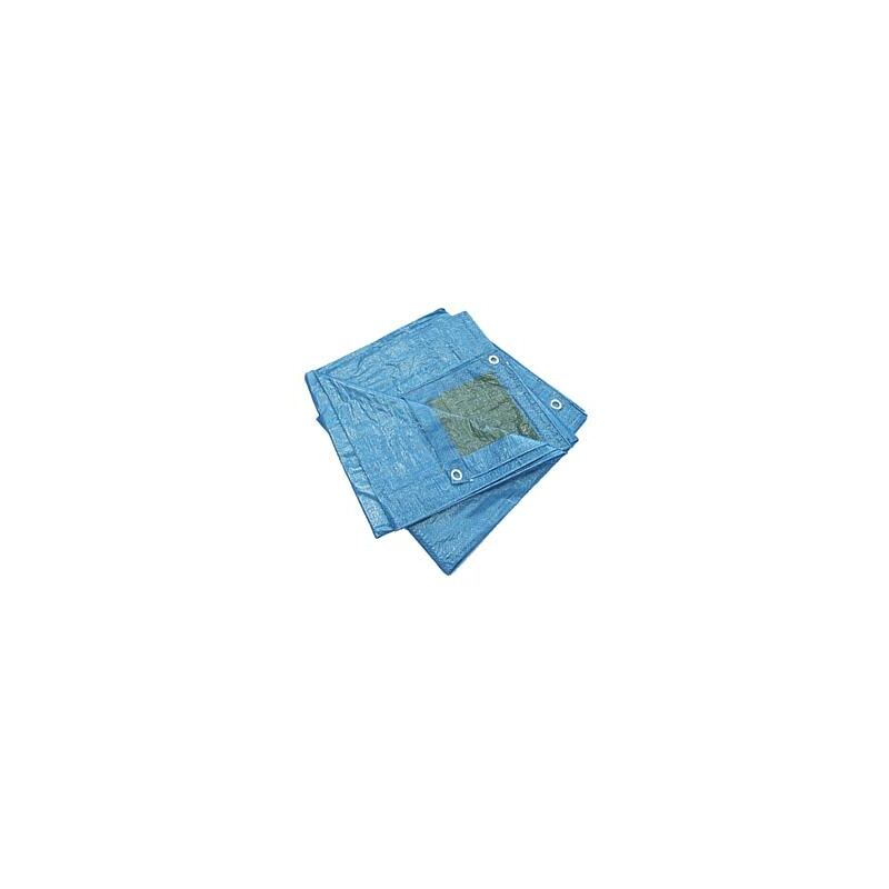 foto del prodotto allround telone di copertura 8 x 10 metri con occhielli, ultraleggero 60 g m , telo protettivo per il giardino blu, 8 m x 10 m 