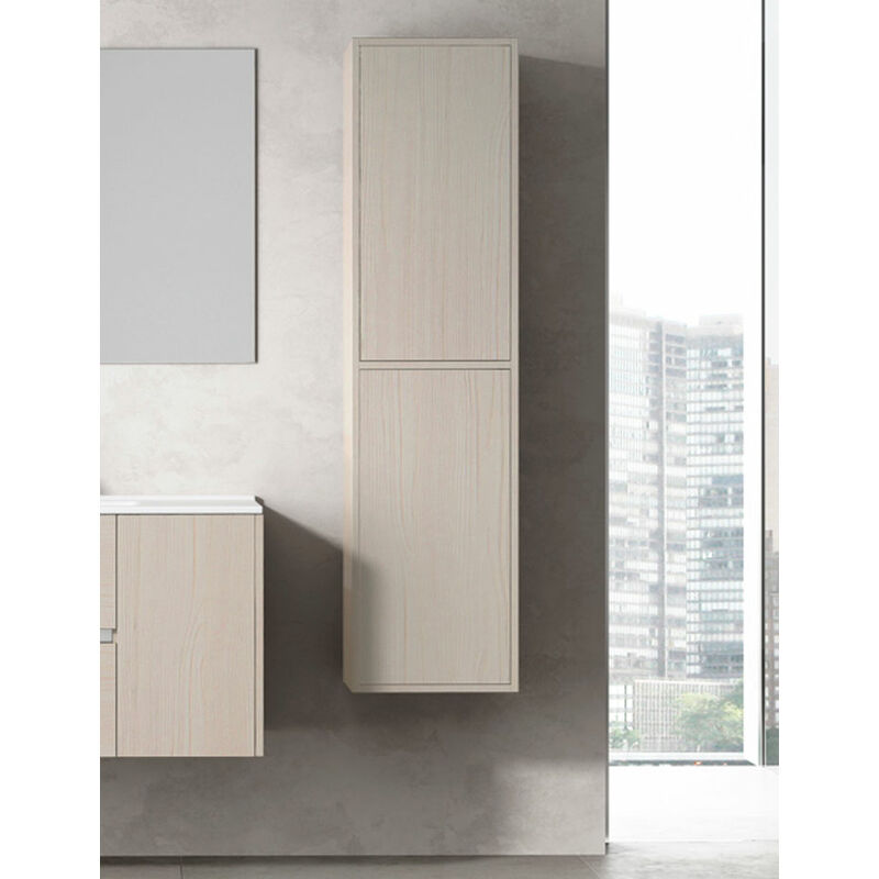 foto del prodotto allstone colonna per mobili da bagno 10 colori e due misure disponibili. crema 35x140x25
